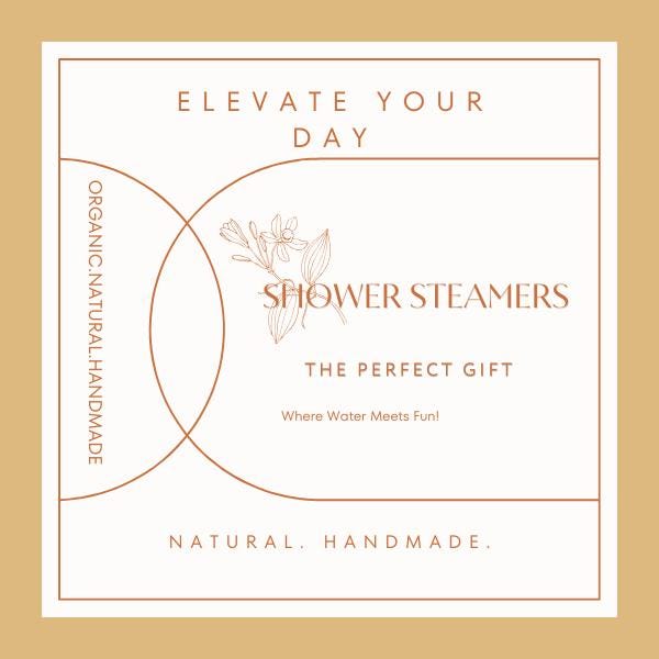 Bee Minty Shower Steamers-Peppermint Essential Oil scented, with menthol, peppermint candy themed, honeybee design