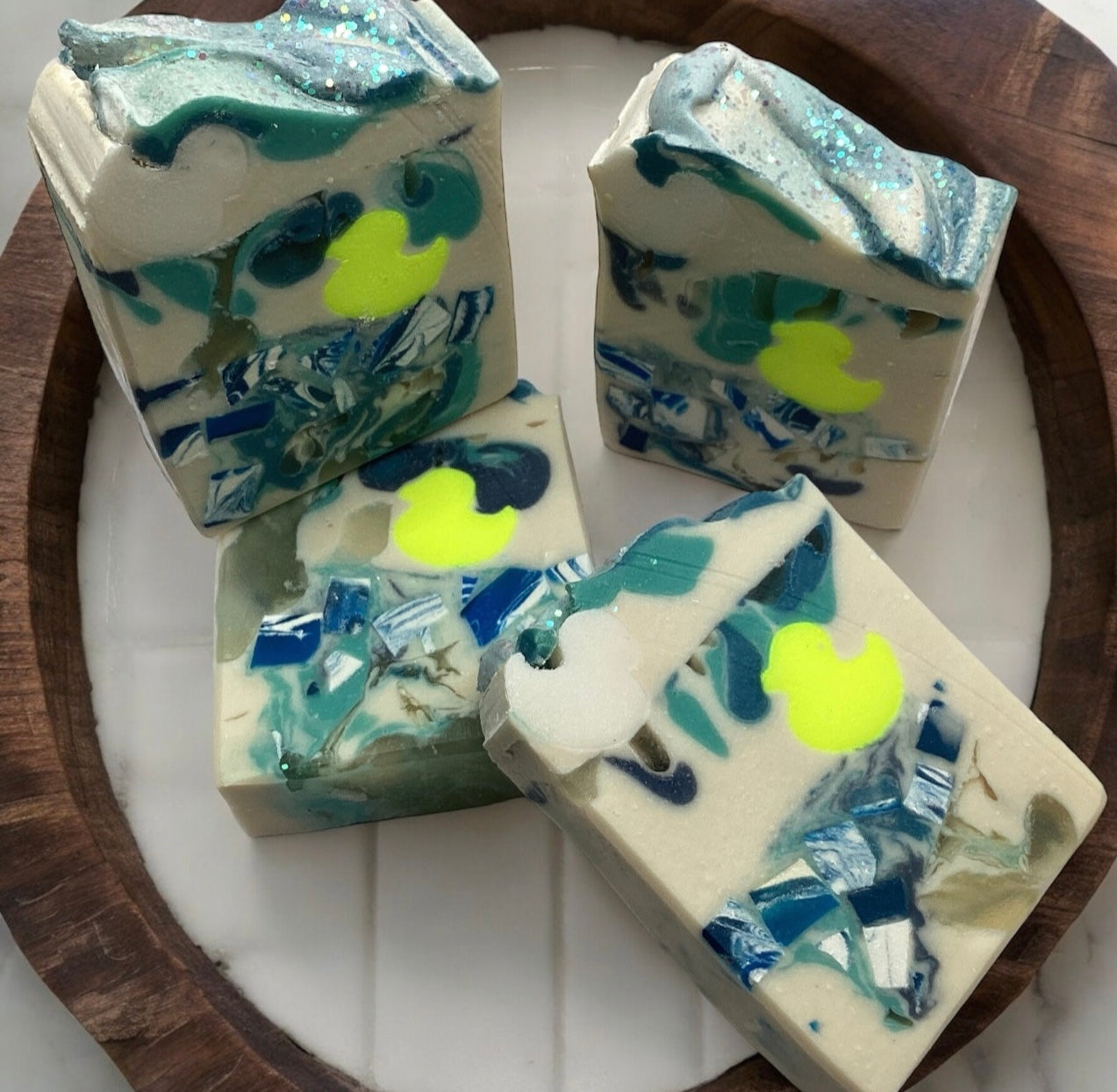 What The Duck Soap-Fruity Scented Bar Soaps, Bath Time Fun