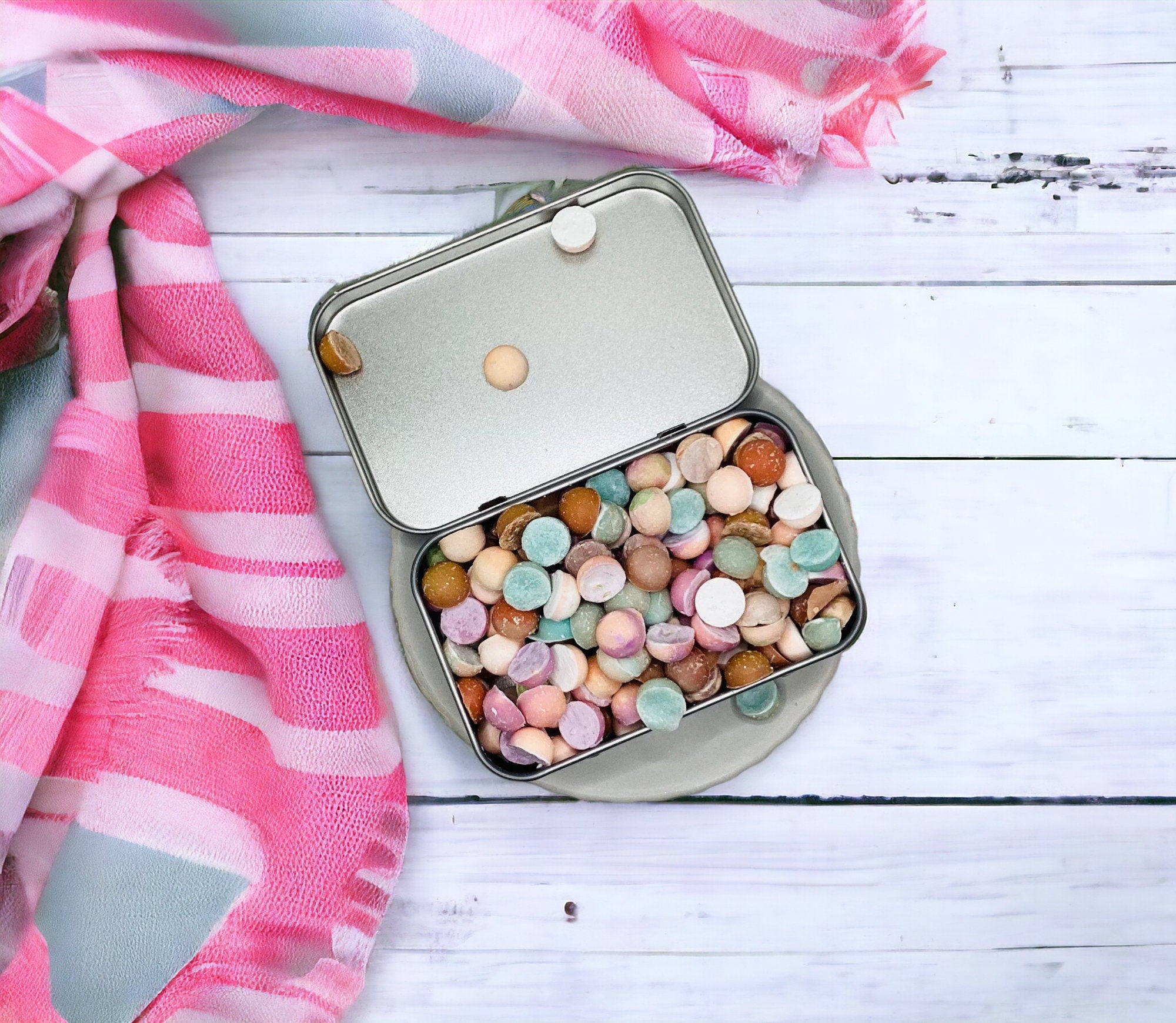 Single Use Soap Beads-Organic Soaps, Tiny Soaps, Soap Sample Buttons, Single Use Scented travel soaps, Gym Soap, Zero Waste, Soap Tin or Bag