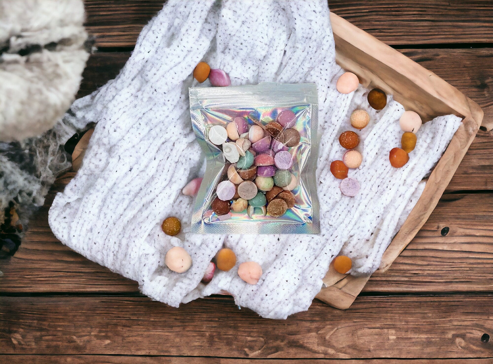Single Use Soap Beads-Organic Soaps, Tiny Soaps, Soap Sample Buttons, Single Use Scented travel soaps, Gym Soap, Zero Waste, Soap Tin or Bag