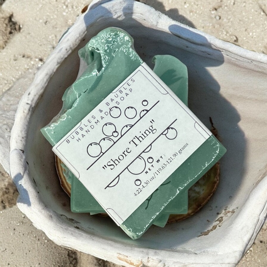 Shore Thing Soap-Beach Inspired Bar Soaps, Tropical Body Wash, Beach Bath Decor
