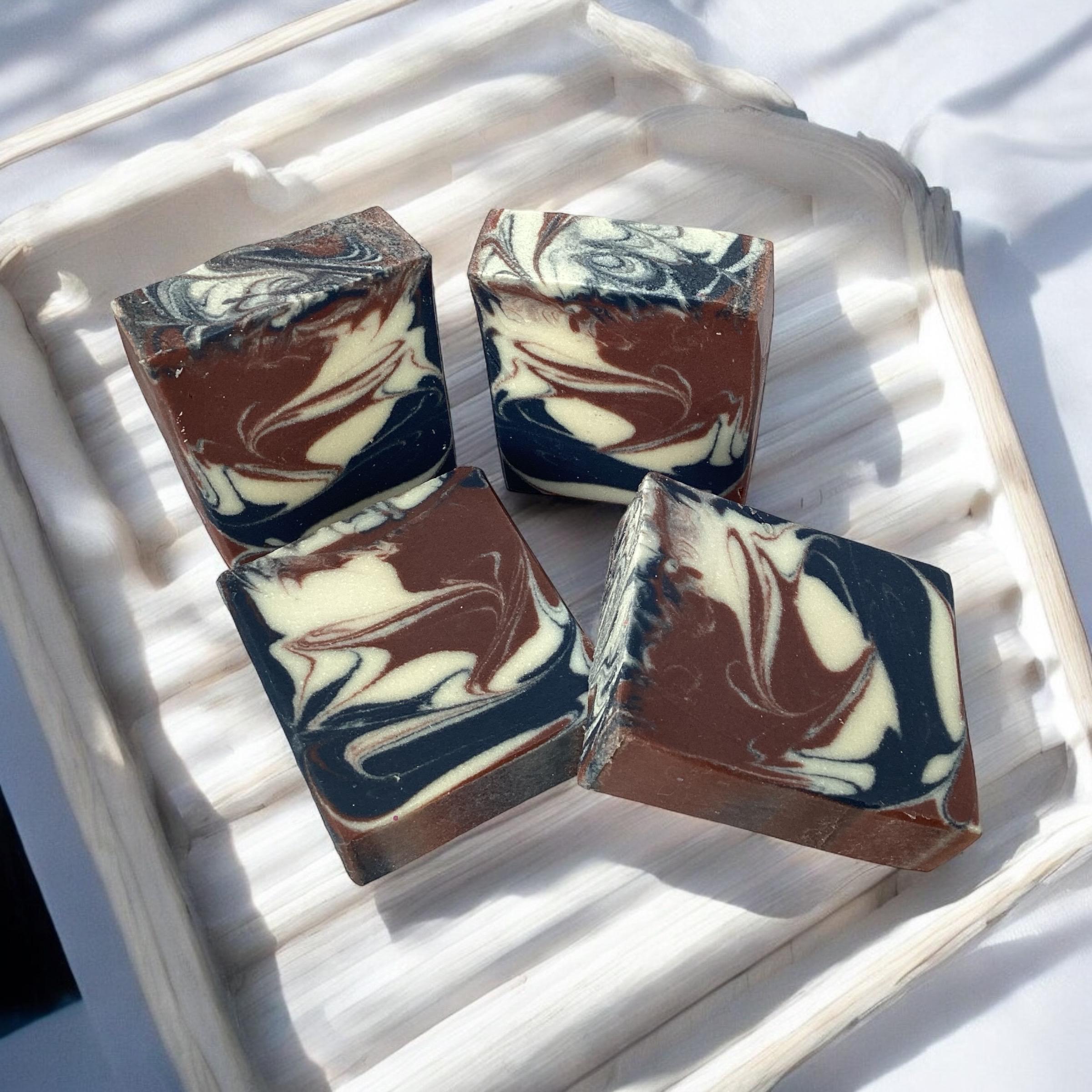 Fireside Flannel Soap-Fall Flannel Soap, Men's Grooming Bar Soaps, Cozy Vibes, Unisex Scent, Outdoor + Camping Gift, Country Style, Rustic