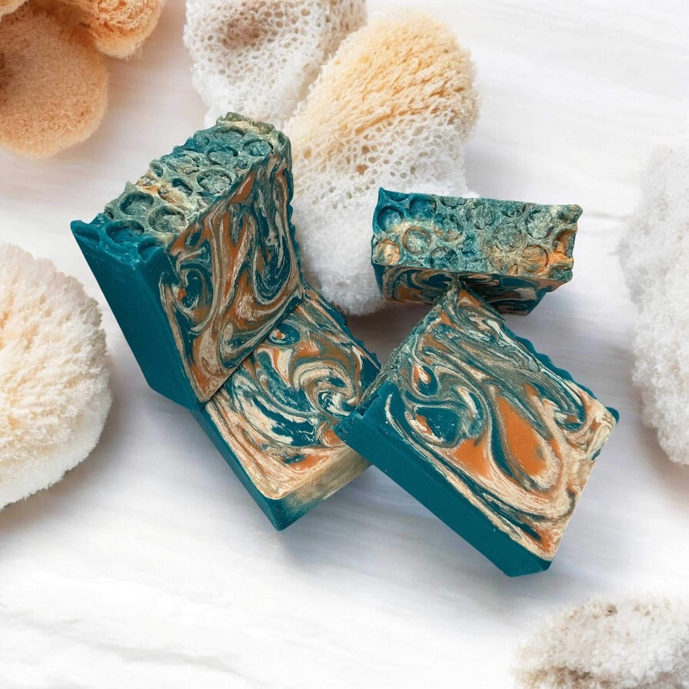 Bee-Ch Comber Soap-Tropical Vibes Bar Soaps, Juicy Orange + Citrus Scented