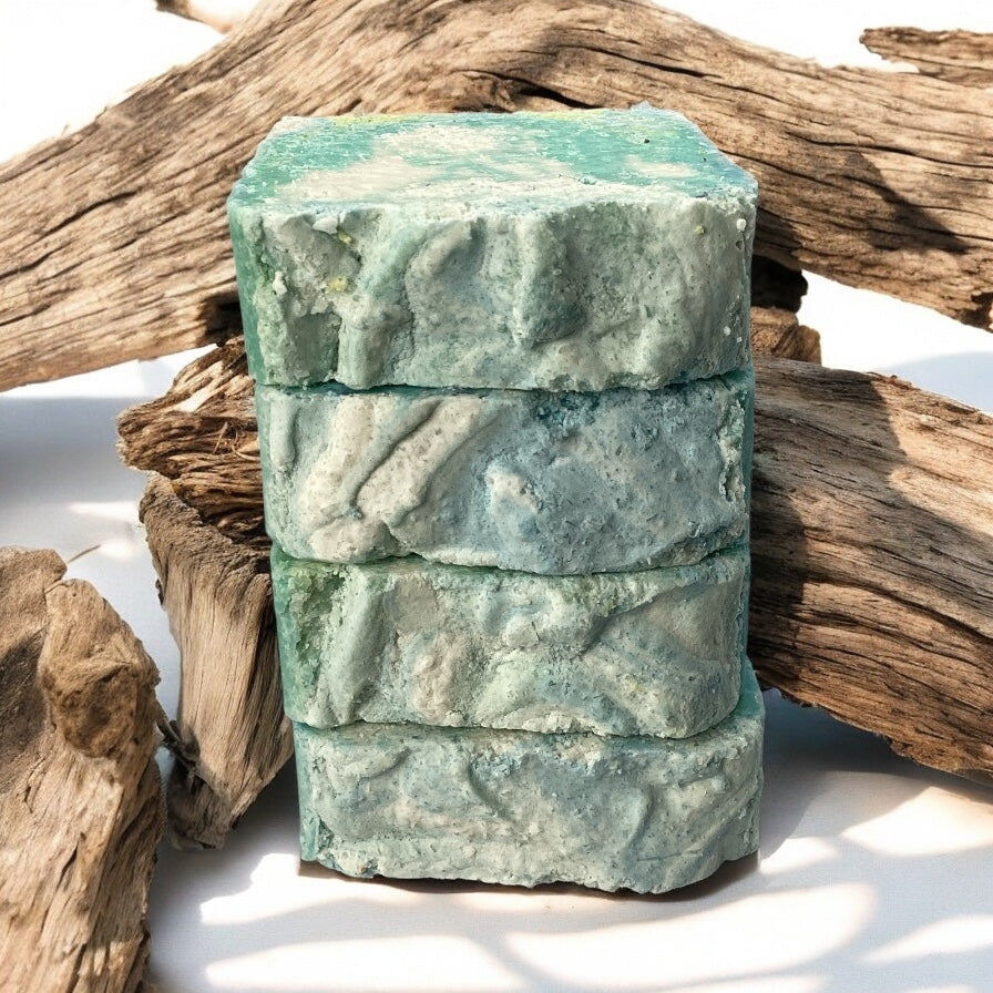 Salty Beach Soap-Beachy Fruit Scented Bar Soaps, Salt Soap Bars, Upscale Spa Aesthetic