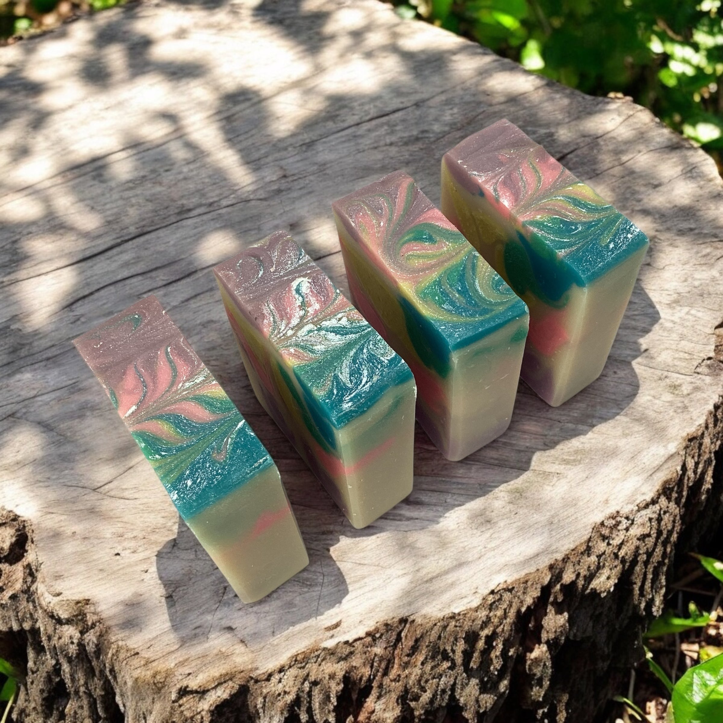 Rainbow Raindrops Soap-Easter Bar Soaps, Spring Inspired, Cottage Core Body Wash