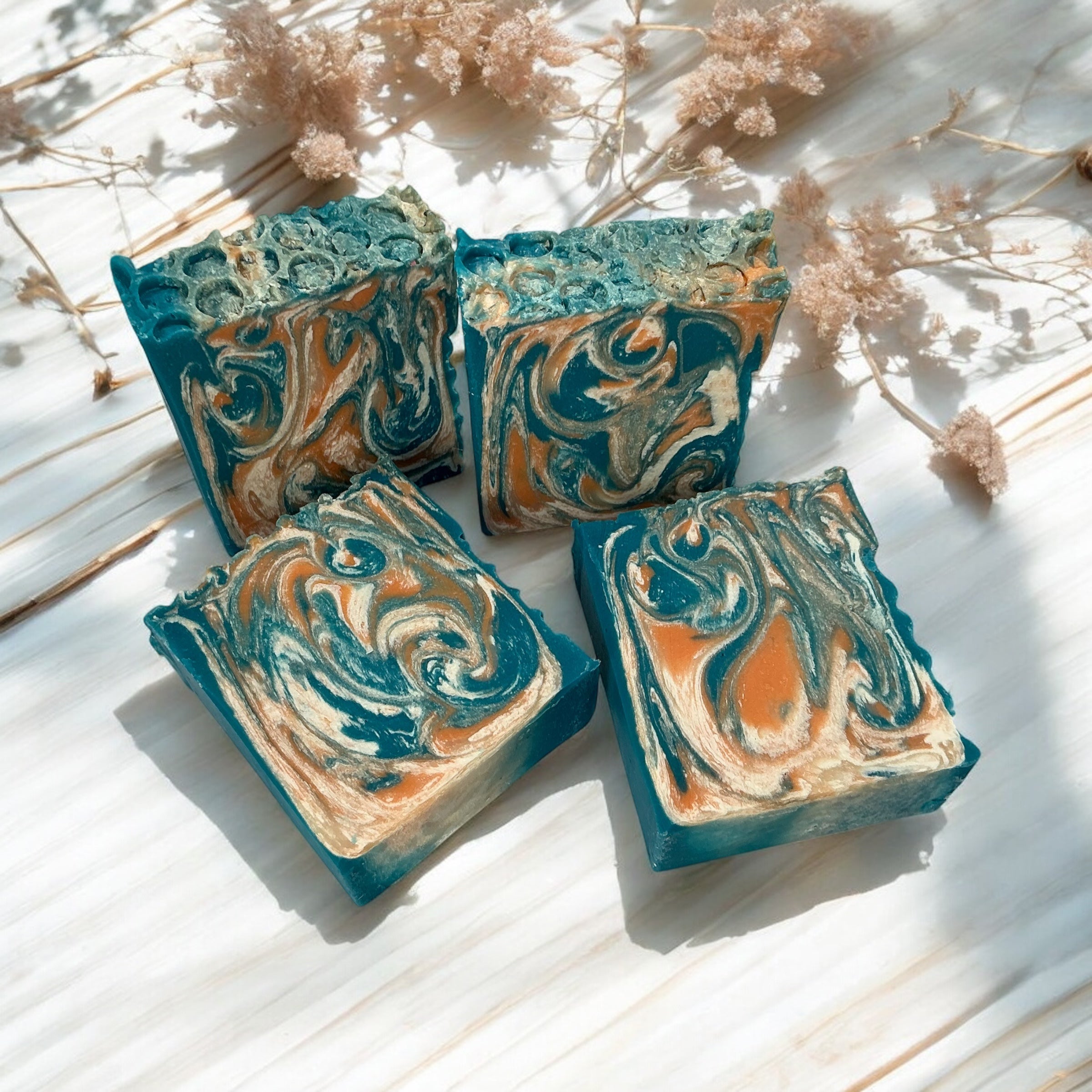 Bee-Ch Comber Soap-Tropical Vibes Bar Soaps, Juicy Orange + Citrus Scented