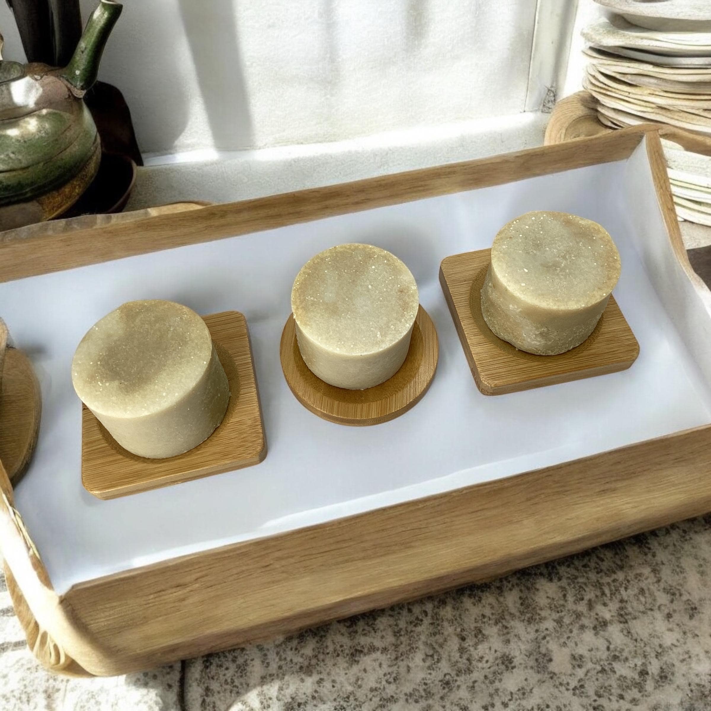 Scrub Thyme Solid Dish Bar Soap-Rosemary Scented Bundle-Kitchen + cleaning soap, dish soap, soap rack & brush, dish soap refills, zero waste