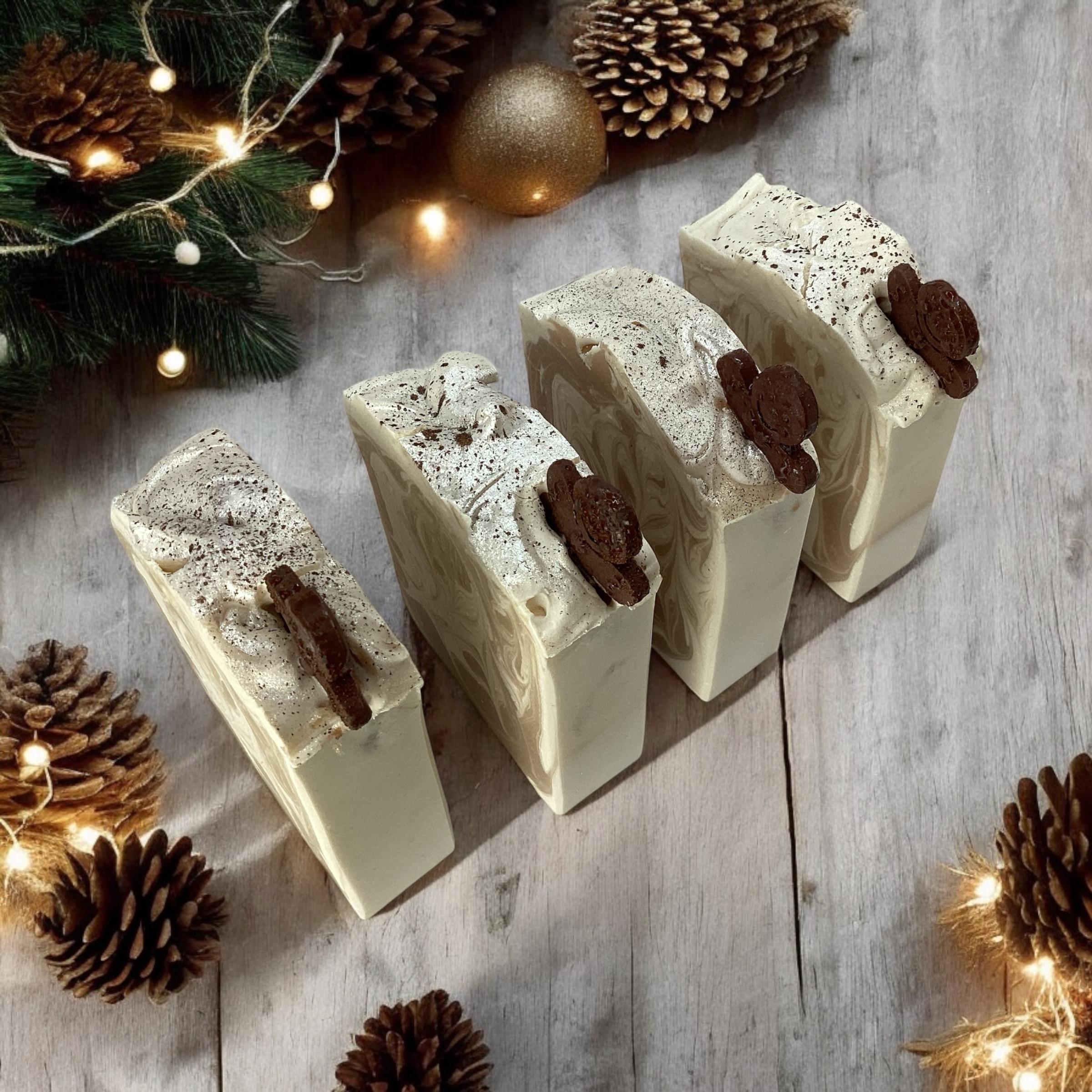 Kris Kringle's Cookie Soap-Christmas Cookie Inspired, Santa Claus Bar Soap, Cookie Scented, Gingy Man