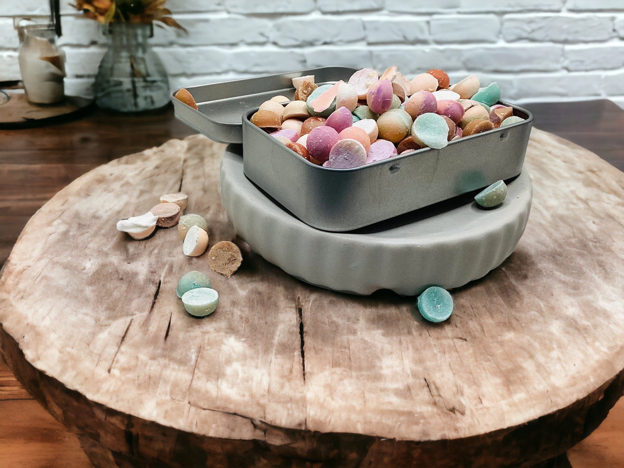 Single Use Soap Beads-Organic Soaps, Tiny Soaps, Soap Sample Buttons, Single Use Scented travel soaps, Gym Soap, Zero Waste, Soap Tin or Bag