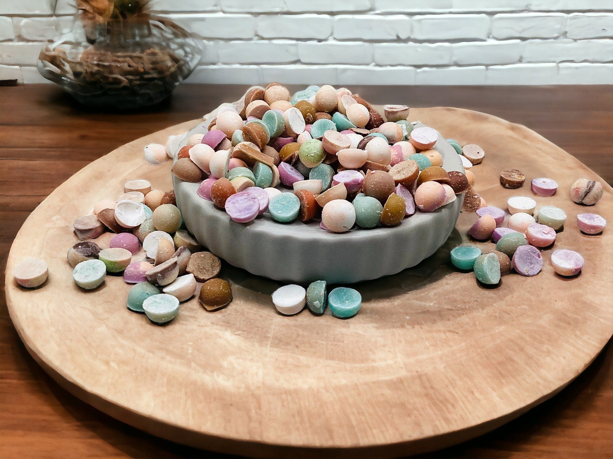 Single Use Soap Beads-Organic Soaps, Tiny Soaps, Soap Sample Buttons, Single Use Scented travel soaps, Gym Soap, Zero Waste, Soap Tin or Bag